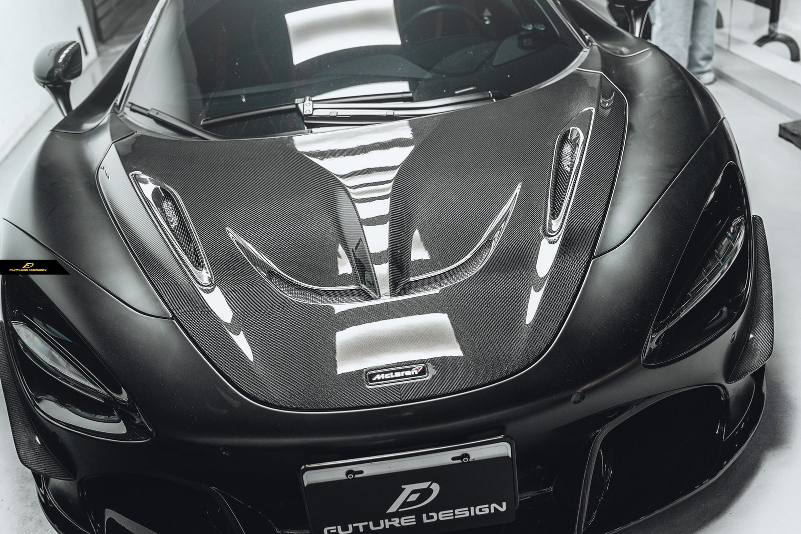 McLaren 720S 100% fitment carbon bonnet / hood installation