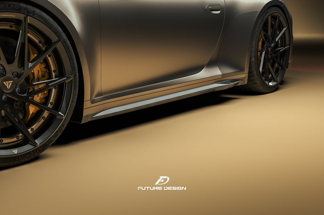 911 Carrera - Future Design carbon Side Skirt Splitter