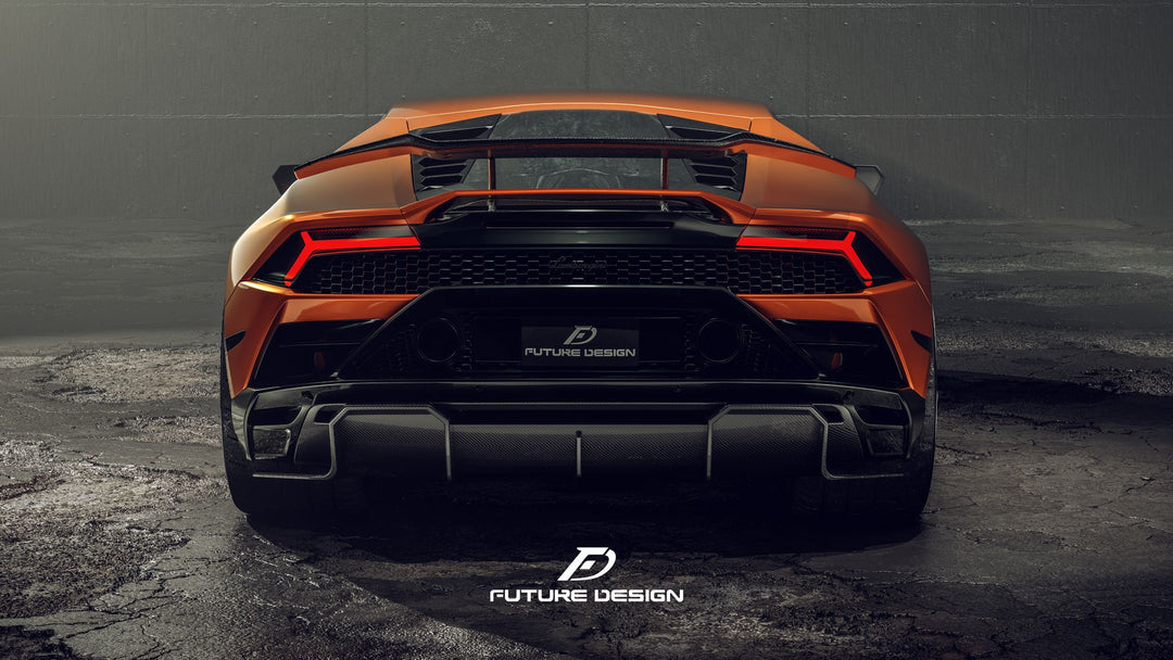 Huracan Evo - Future Design style carbon rear Diffuser