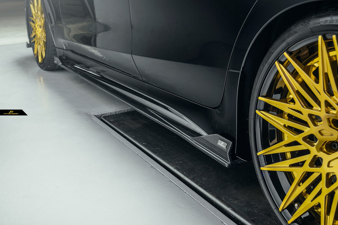 C257 CLS - FD GT-V carbon Side Skirt Splitter