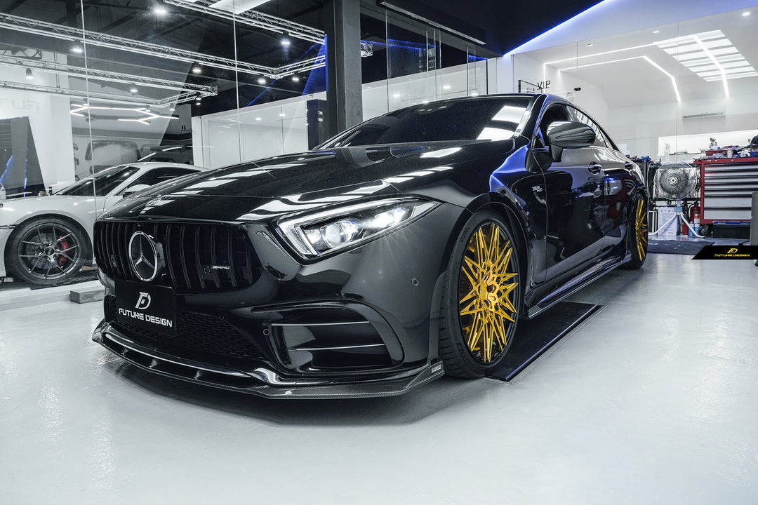 C257 CLS - FD GT-V carbon Side Skirt Splitter