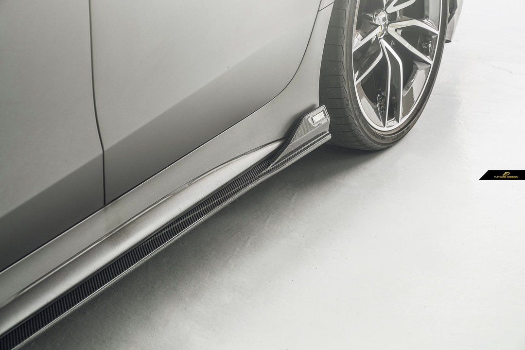 C257 CLS - FD GT-V carbon Side Skirt Splitter