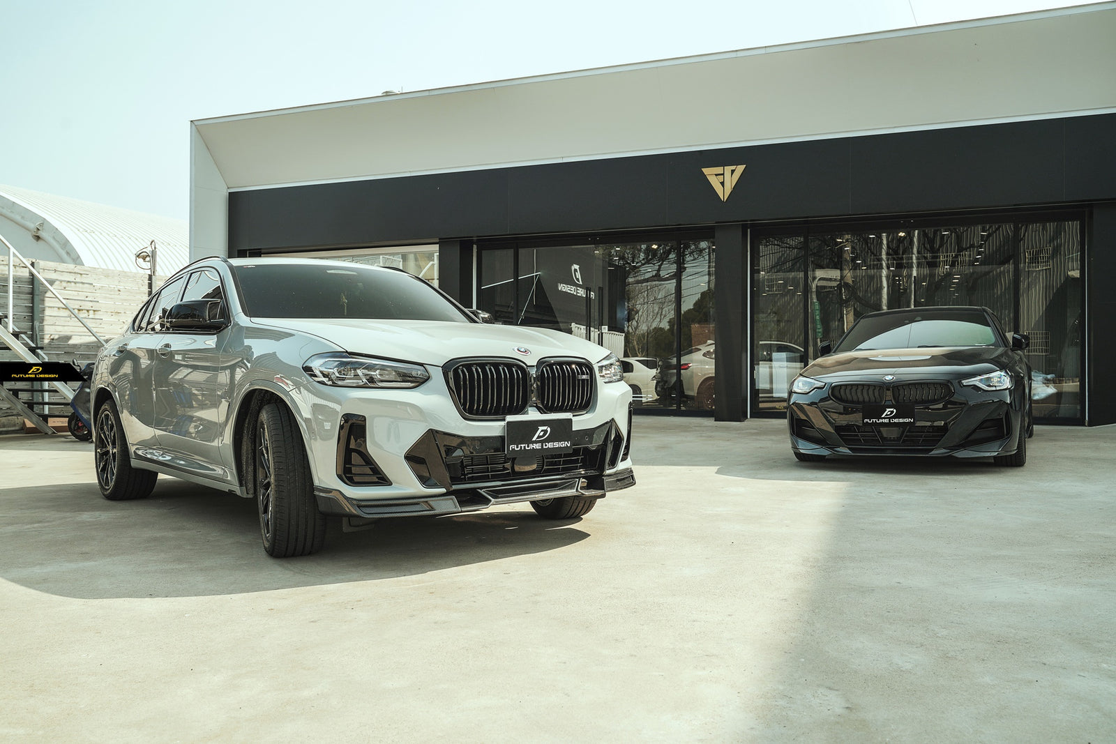 BMW G02 (X4) LCI FD style Front Lip & Spoiler