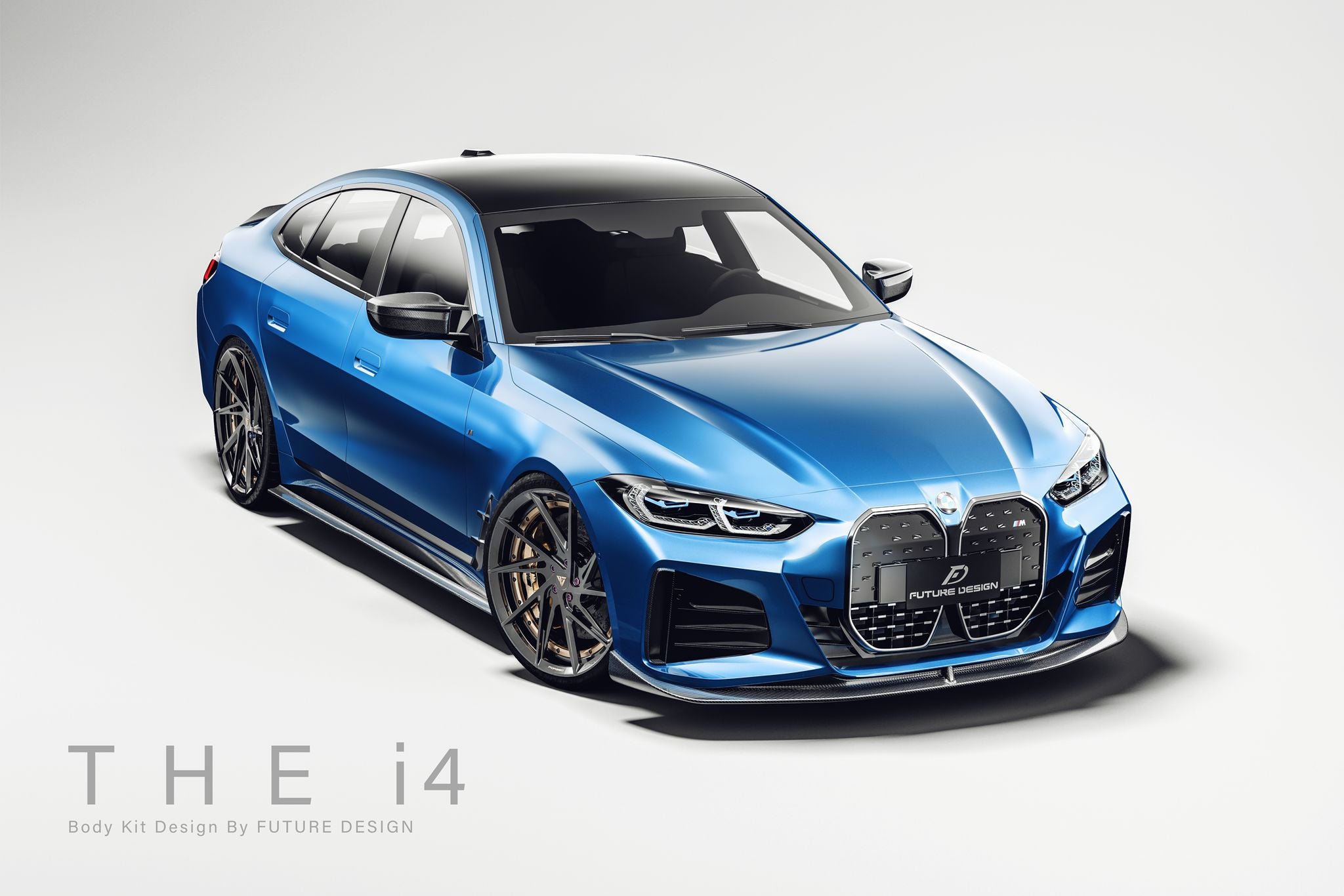 The first carbon aerodynamics for your first BMW electric M sport i4 M50