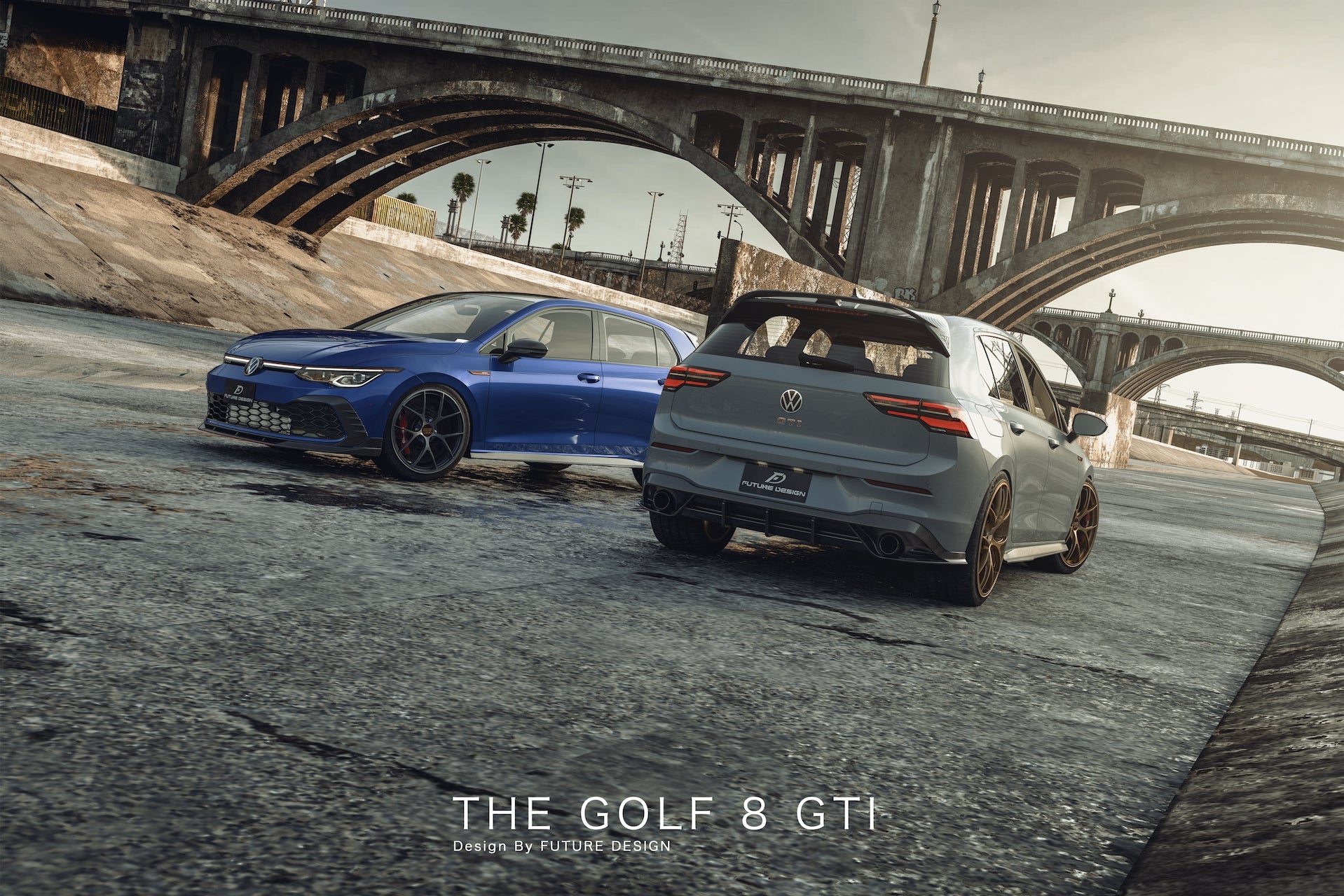 Future Design presents the brand new aerokits for VolksWagen GOLF MK8 GTI