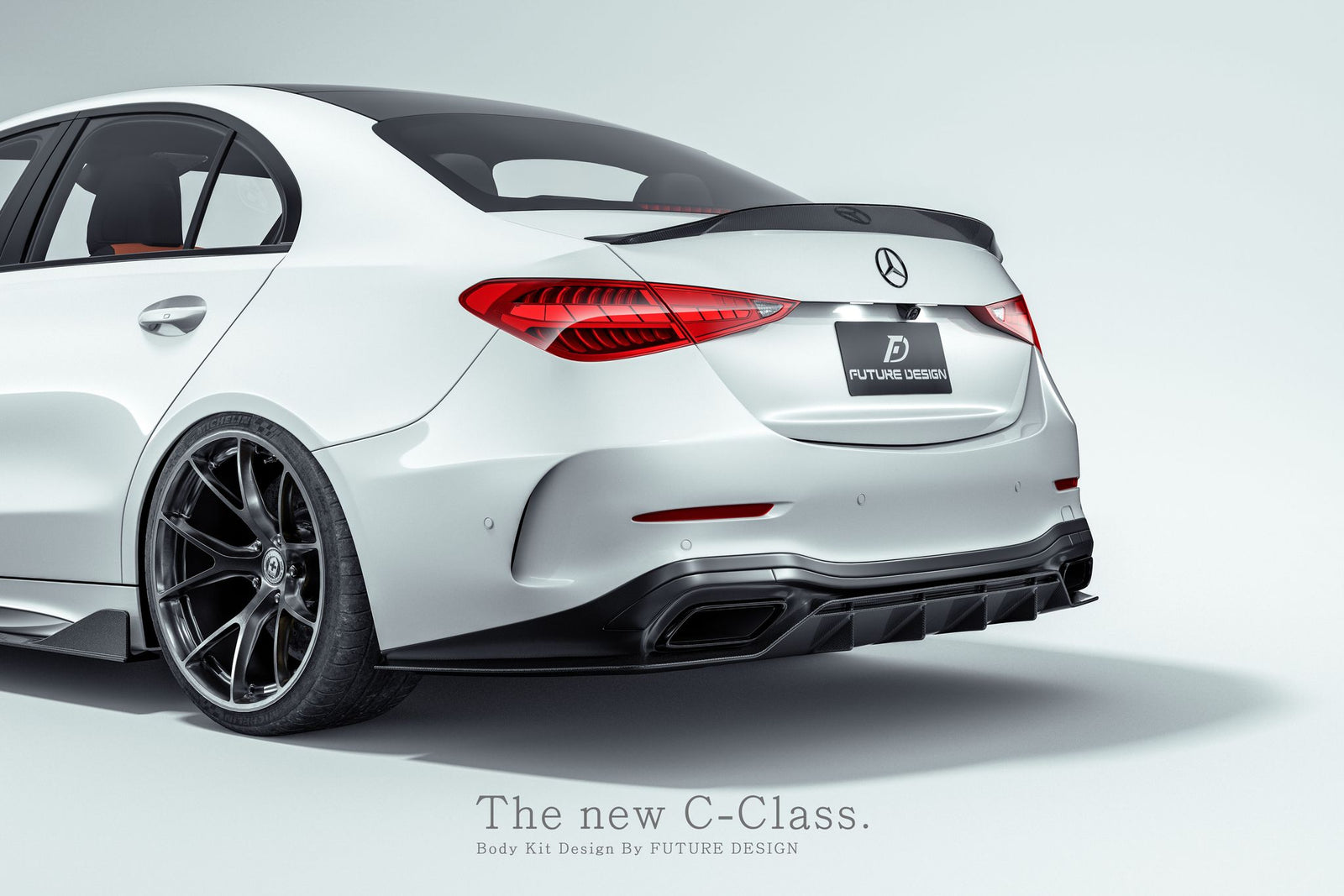 2022 (W206) Mercedes-Benz C-Class – Future Design Carbon fiber Aerodynamic!