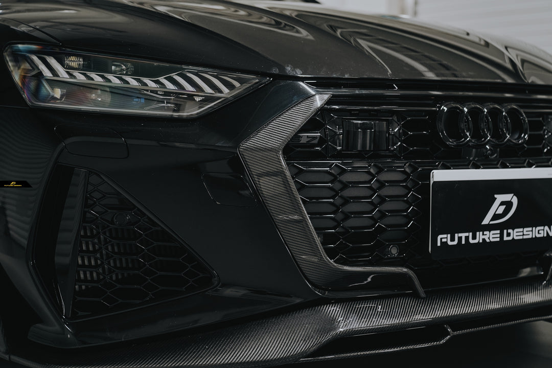 RS7 C8 - Future Design carbon Front Vent Cover