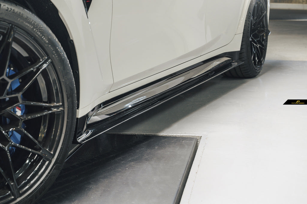 G80 M3 - FD carbon Side Skirt splitter – Future Design Styles