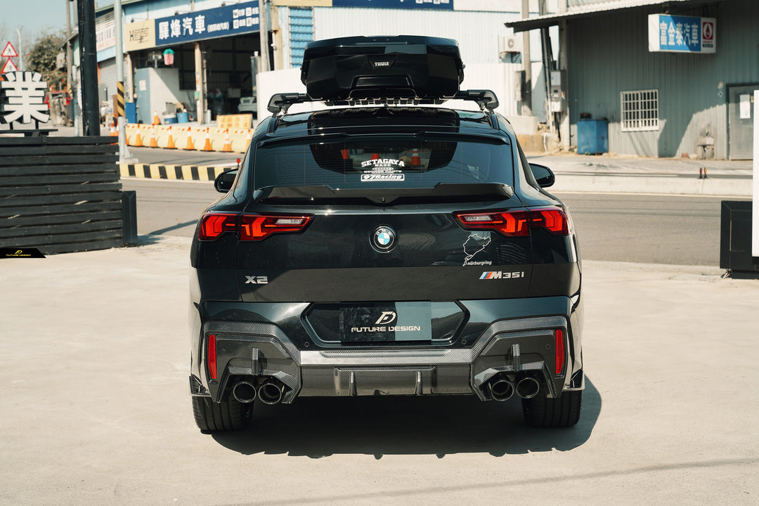 U10 X2 / IX2 - FD carbon rear Diffuser [ Quad / replacement ]