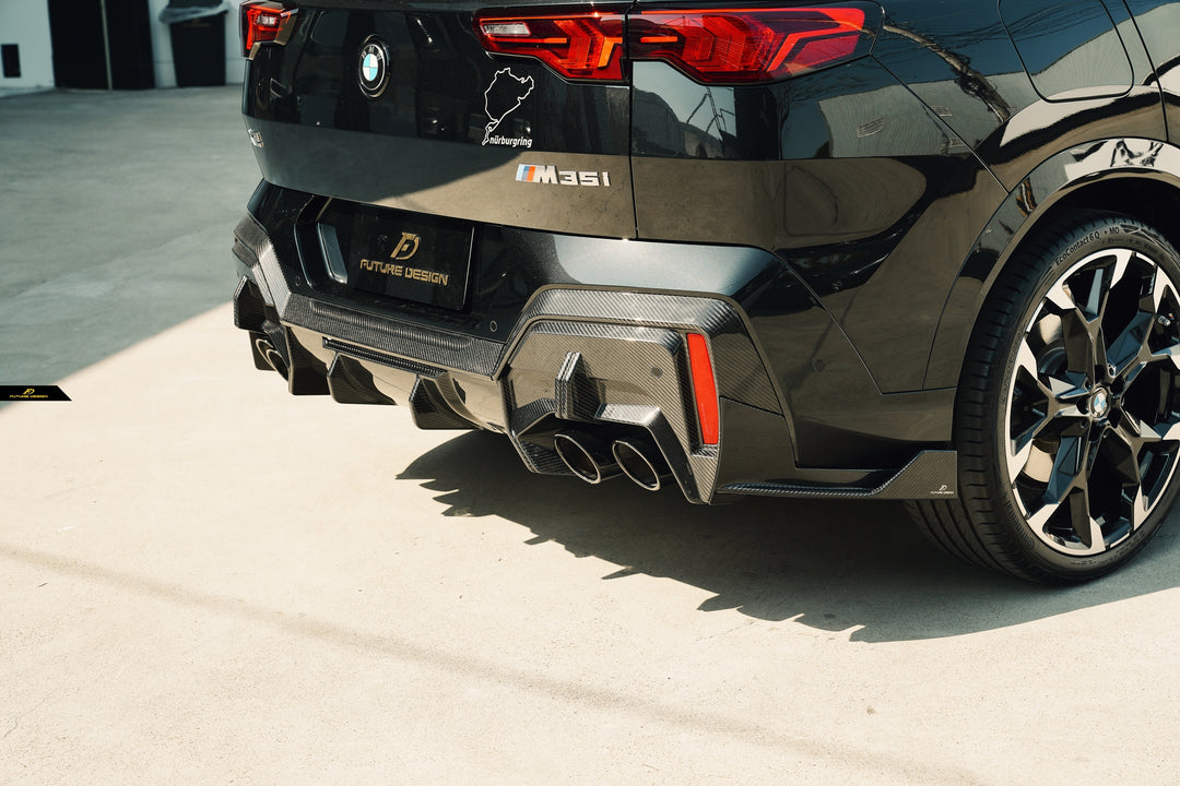 U10 X2 / IX2 - FD carbon rear Diffuser [ Quad / replacement ]