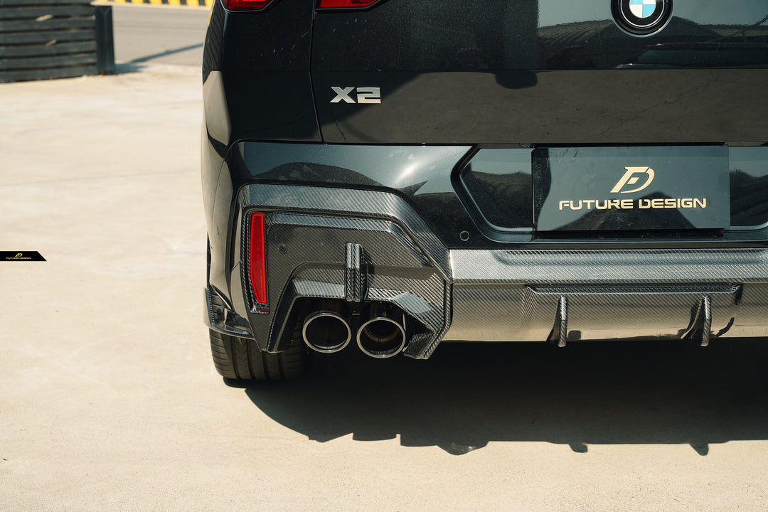 U10 X2 / IX2 - FD carbon rear Diffuser [ Quad / replacement ]
