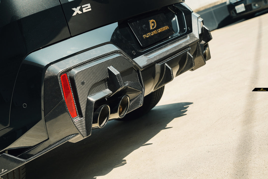 U10 X2 / IX2 - FD carbon rear Diffuser [ Quad / replacement ]