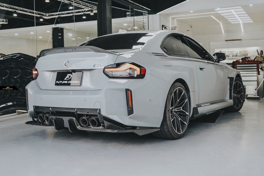 G87 M2 - FD-MTC V1 style carbon rear Diffuser