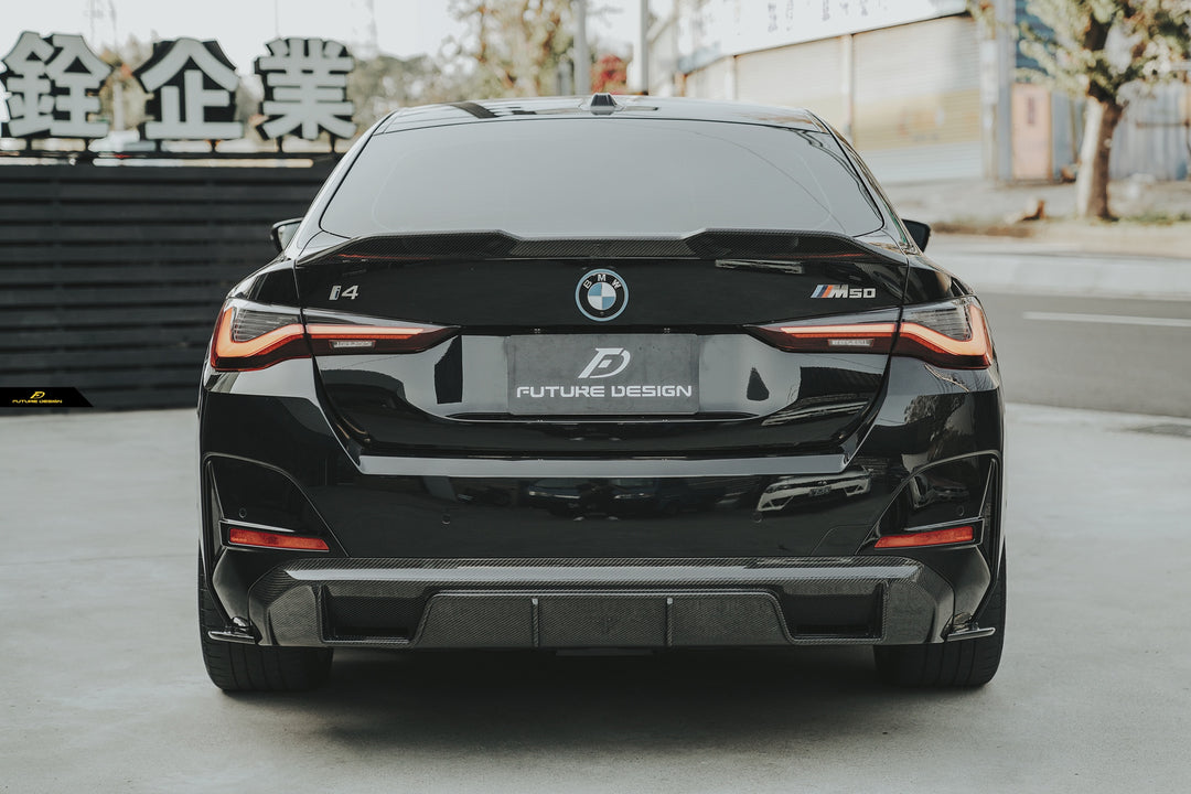 i4 / M50 - FD carbon rear Diffuser (with rear bumper splitter)
