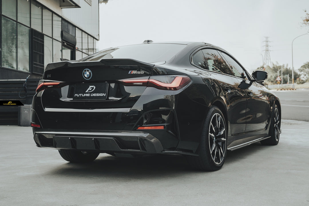 i4 / M50 - FD carbon rear Diffuser (with rear bumper splitter)
