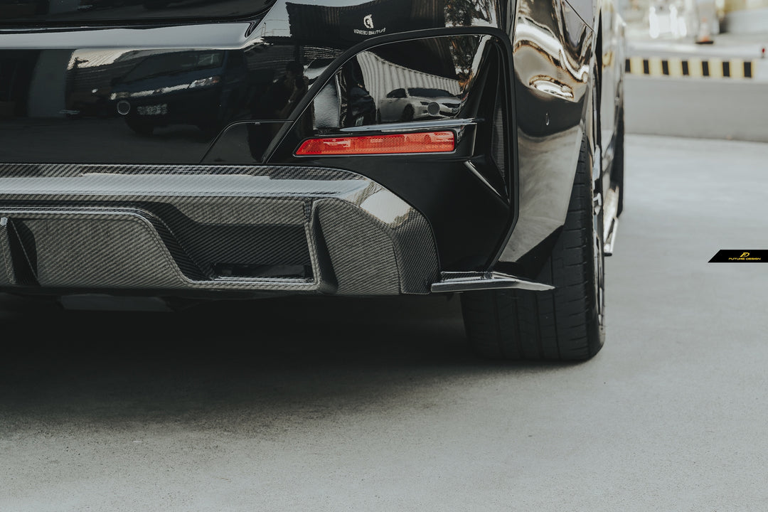 i4 / M50 - FD carbon rear Diffuser (with rear bumper splitter)