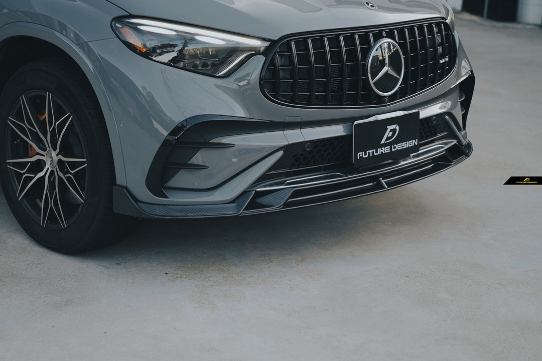 C254 GLC - FD carbon Front Lip [ 3 pcs ]
