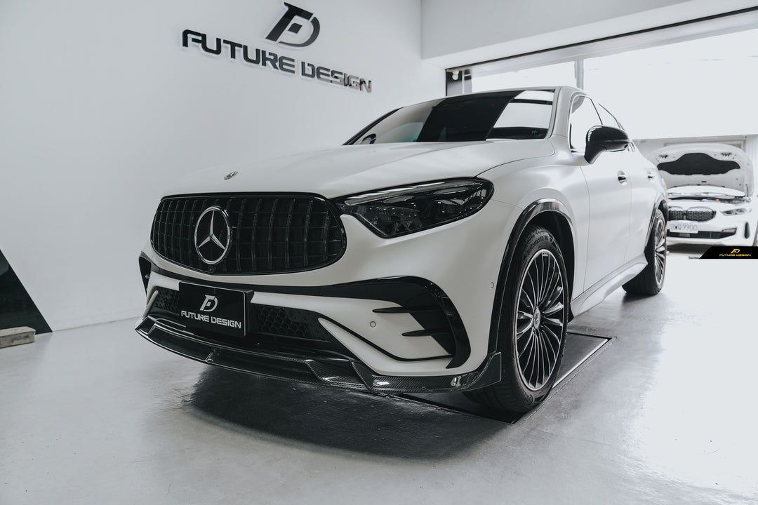 C254 GLC - FD carbon Front Lip [ 3 pcs ]