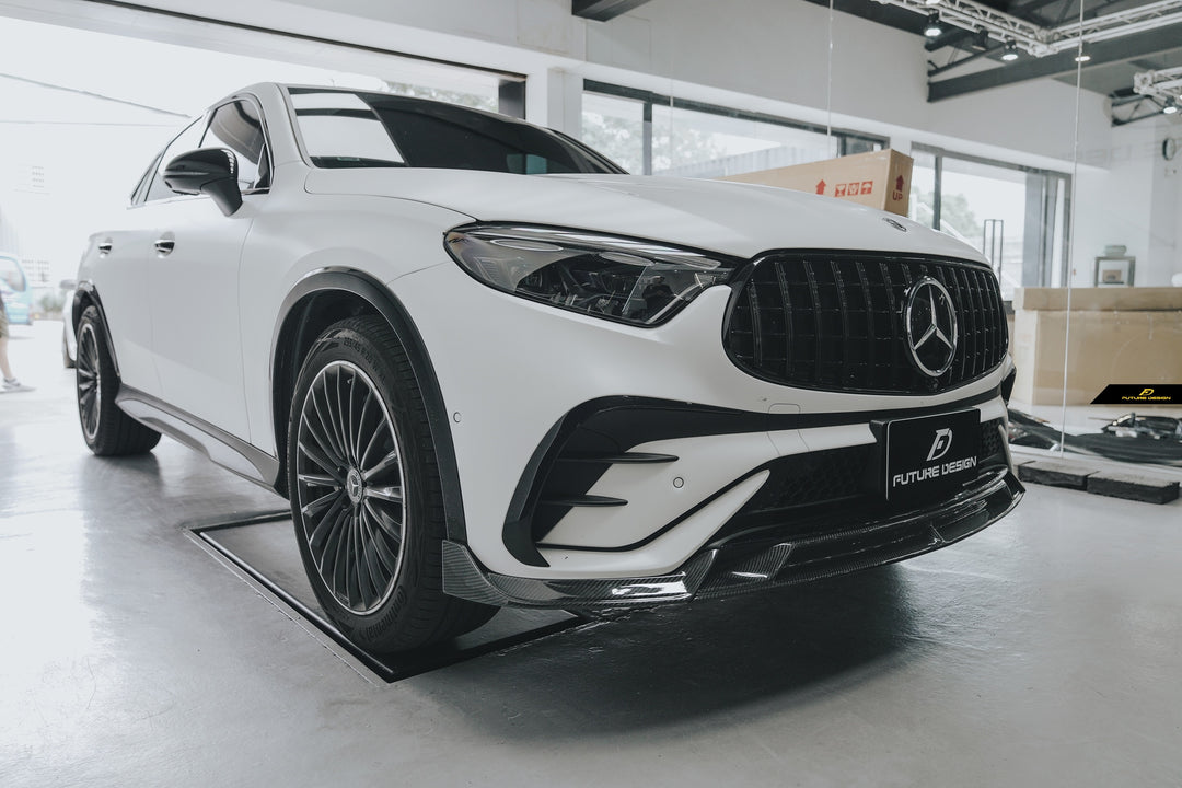 C254 GLC - FD carbon Front Lip [ 3 pcs ]