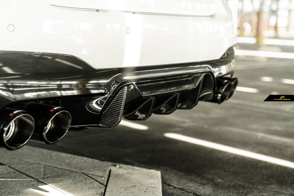 F90 M5 - M performance style carbon rear Diffuser – Future Design Styles