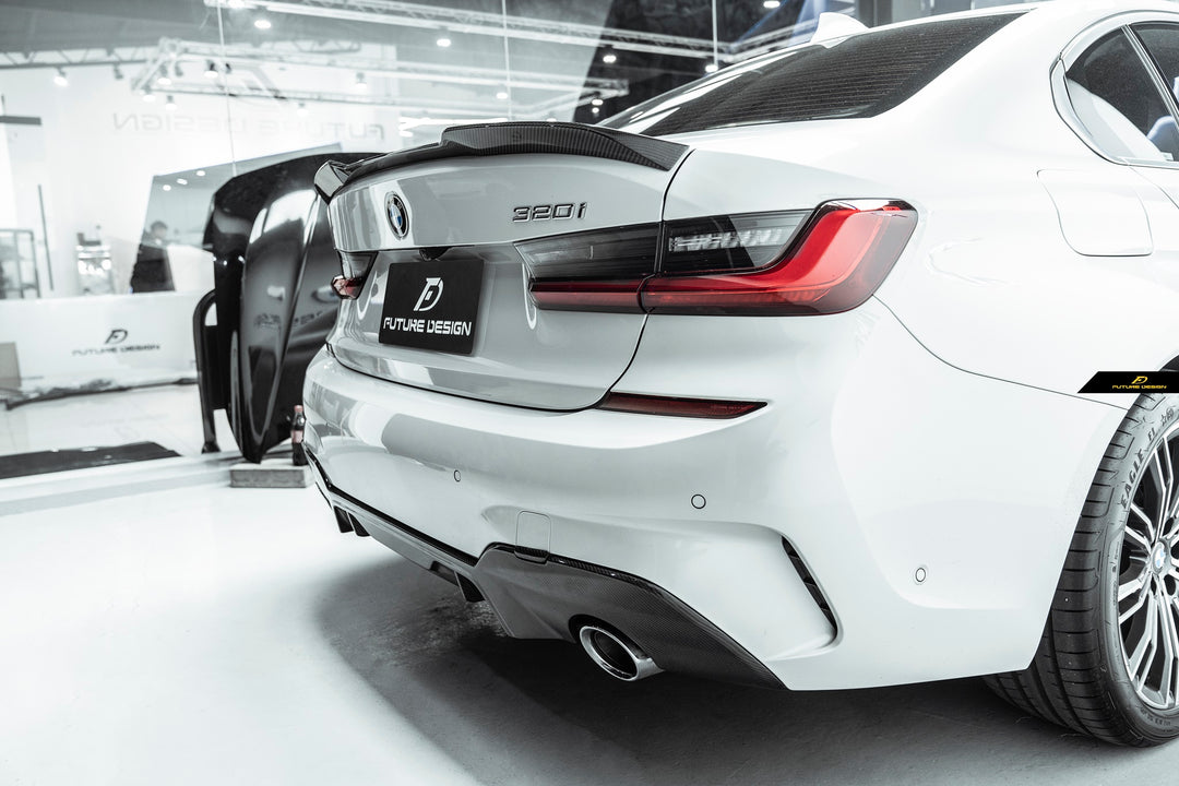 G20 G21 - M performance carbon rear Diffuser [ 320 330 Daul ]
