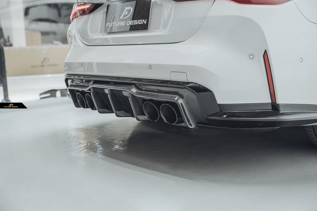 G80 M3 / G82 M4 - FD V1 carbon rear Diffuser – Future Design Styles