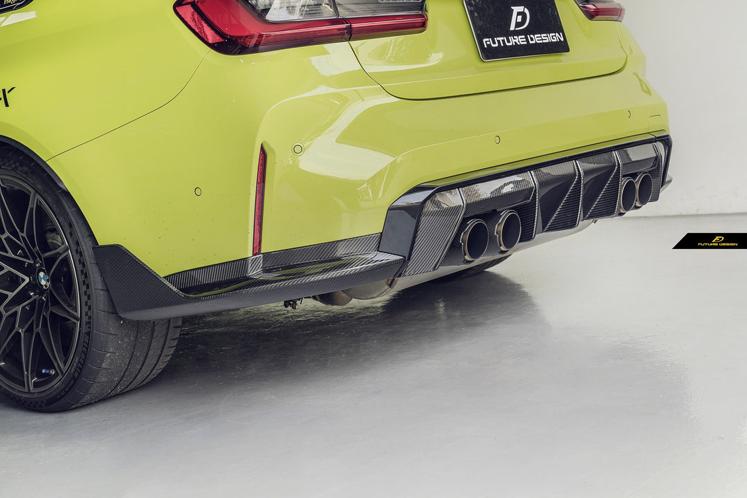 G80 M3 / G82 M4 - M performance carbon Rear bumper Splitter