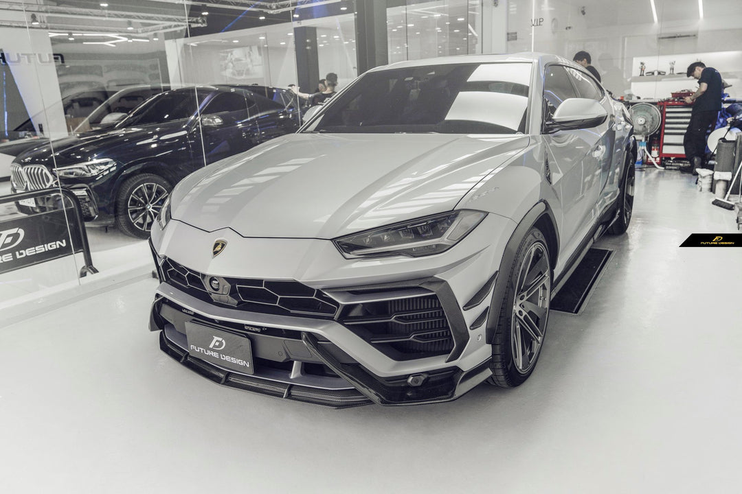 URUS - Future Design carbon Side Skirt Splitter [ 10 pcs ]