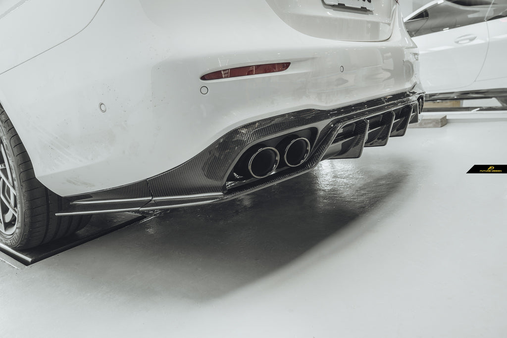 W213 facelift Sedan - FD carbon rear Diffuser – Future Design Styles