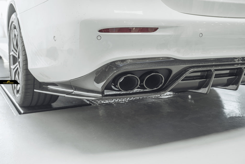 W213 facelift Sedan - FD carbon rear Diffuser – Future Design Styles
